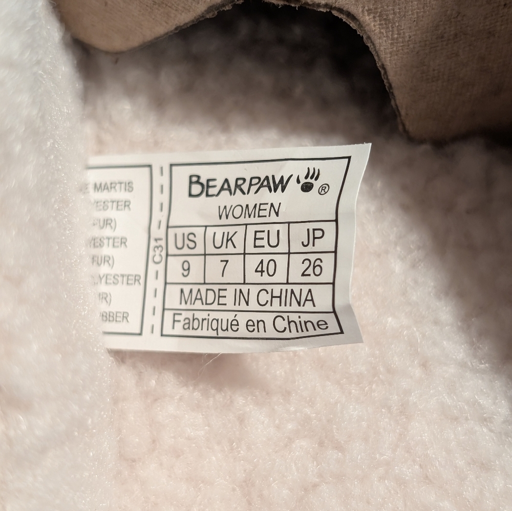 BEARPAW Snuggle Martis Womens Slippers Size 9 - Picture 8 of 9